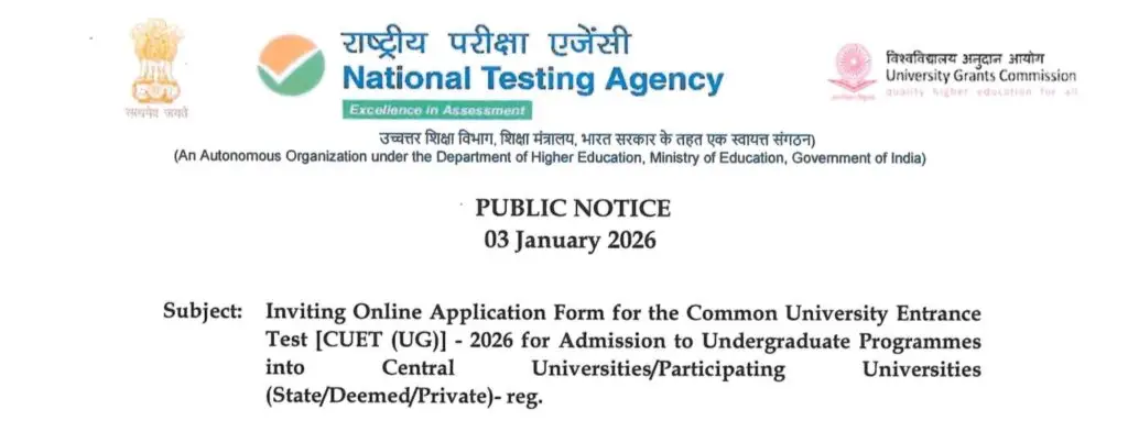 CUET 2026 Admission: Registration, Dates, Eligibility & Exam Details